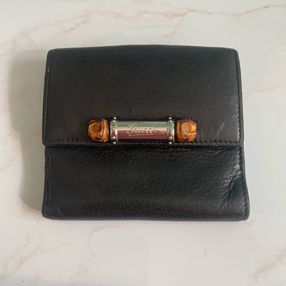 Gucci Black leather wallet